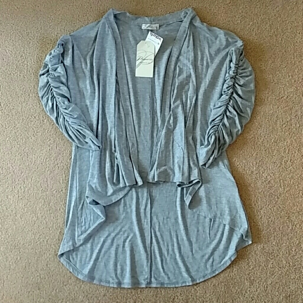 Grey cardigan